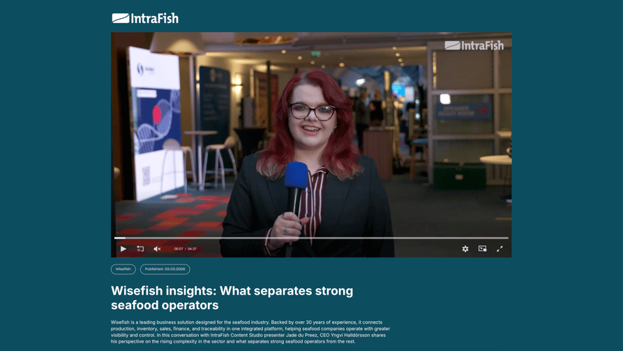 Wisefish CEO Discusses Rising Operational Complexity on IntraFish TV at NASF